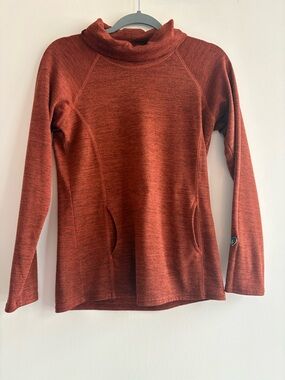 Kuhl Women's Rust Heathered Funnel Neck Pullover